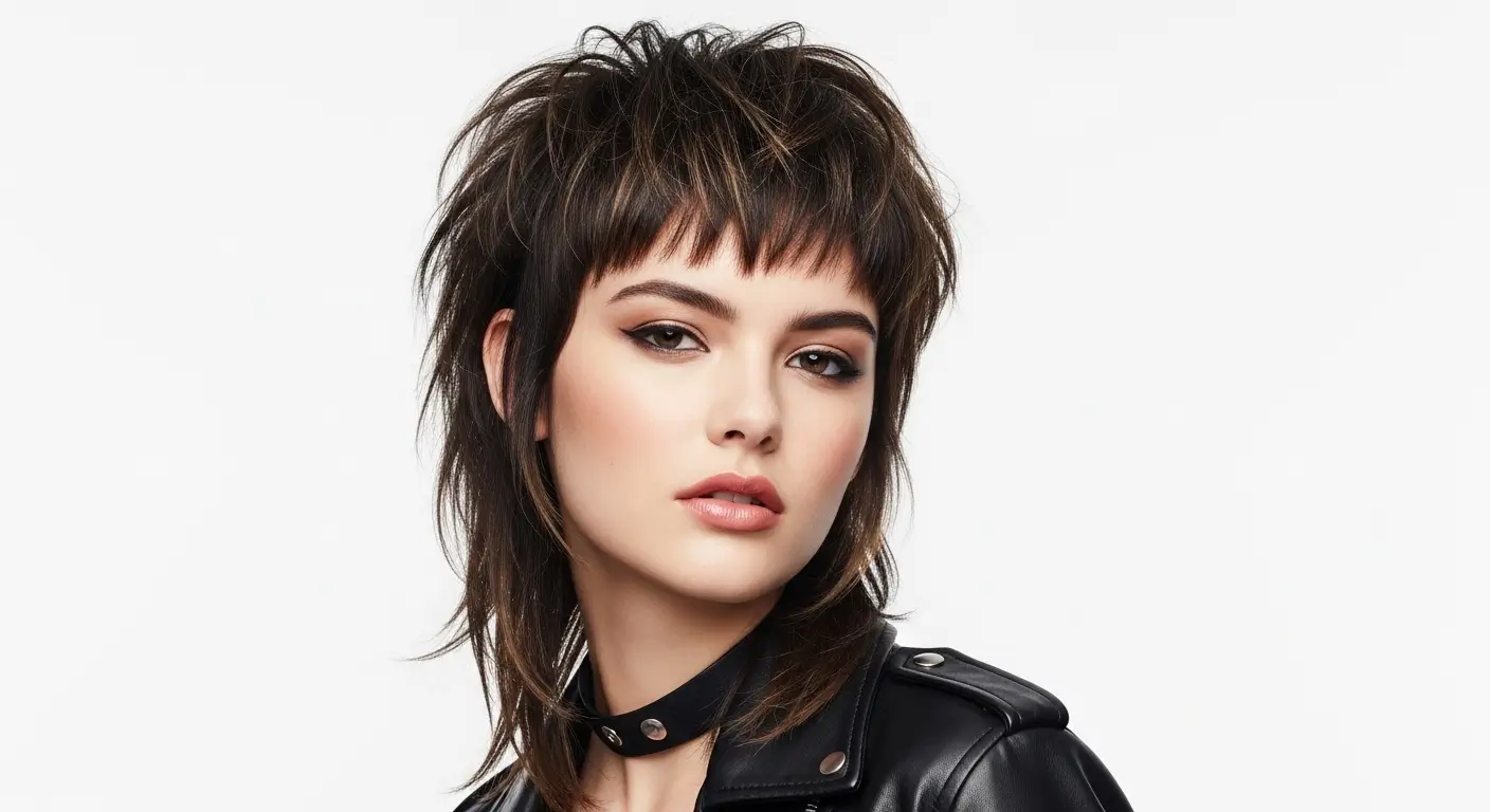 Choppy Edgy Modern Mullet Female Short Hair