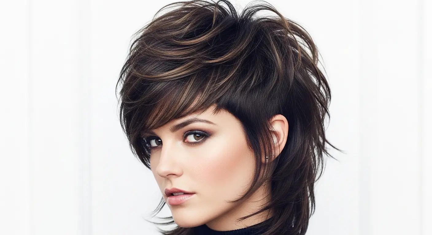 Choppy Edgy Modern Mullet Female