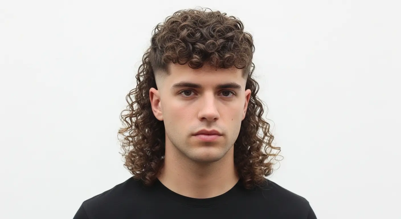 Curly No Fade Mullet