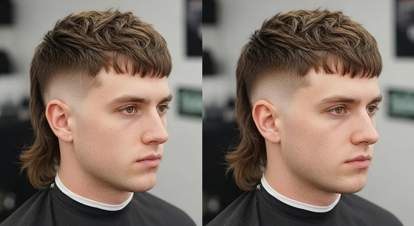 Fade Mullet Haircut