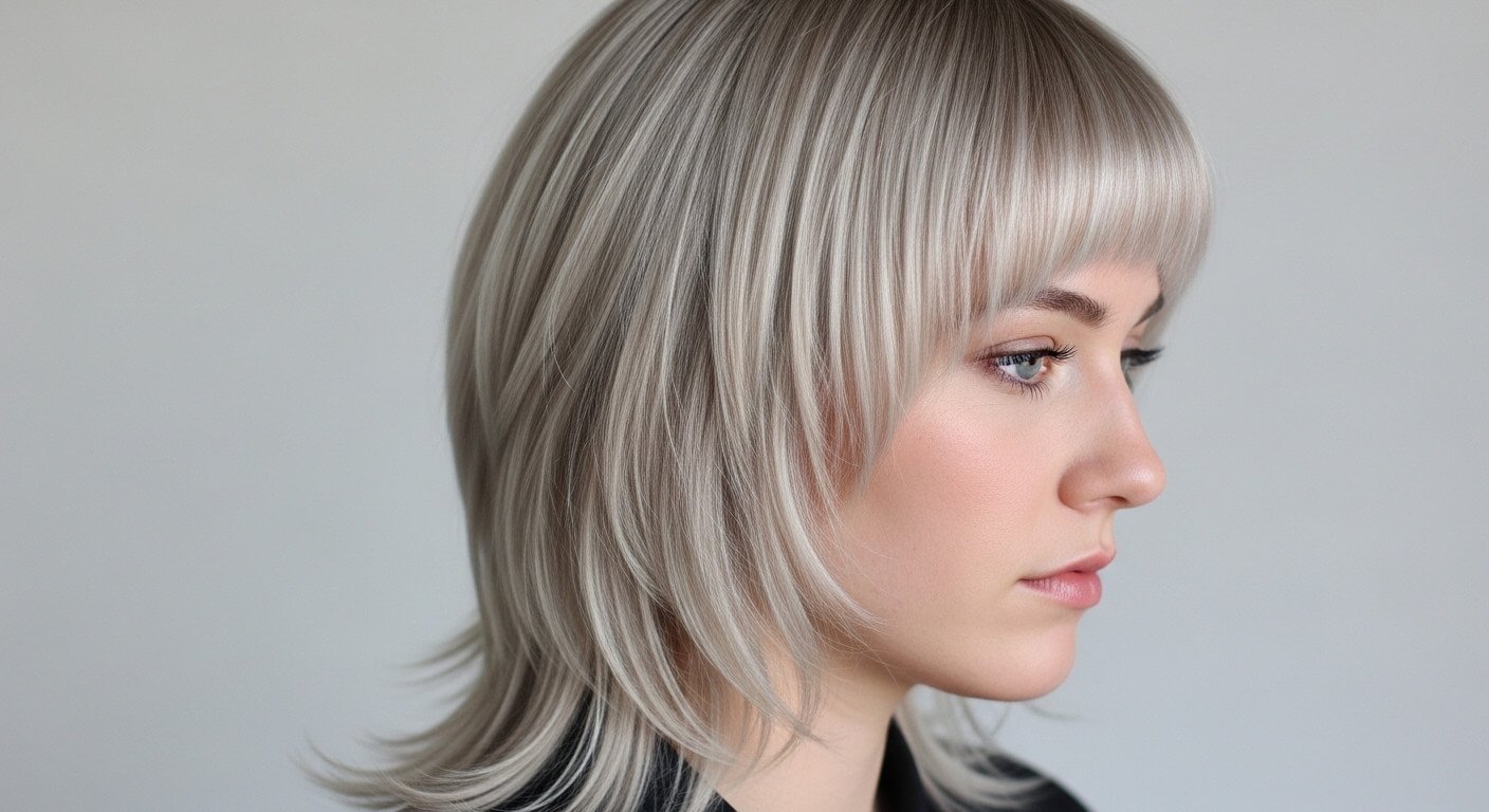 Layered Mullet Fringe
