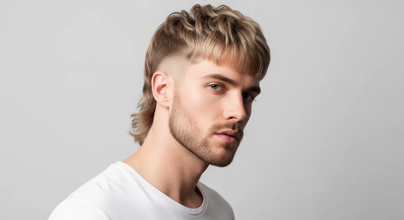 Low Fade Modern Mullet