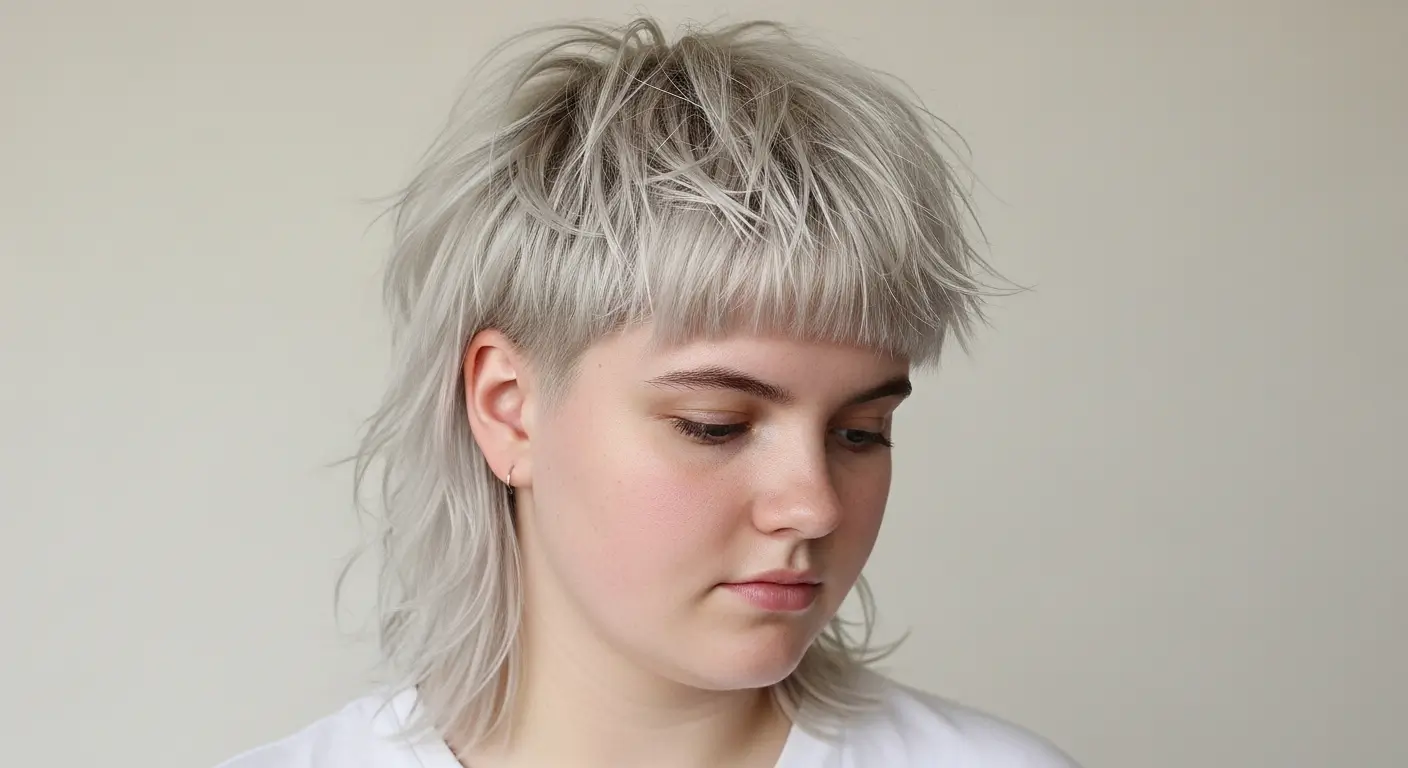  Messy Modern Mullet Haircut