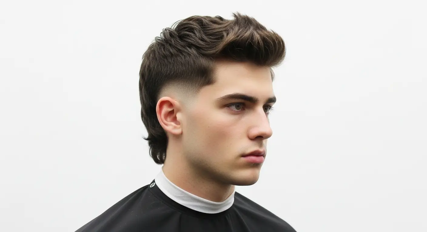 Mid Fade Mullet