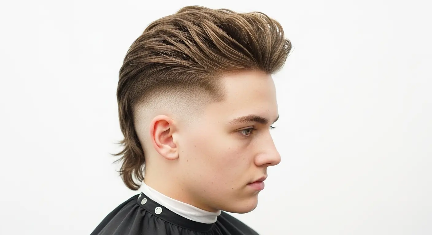 Modern Fade Mullet
