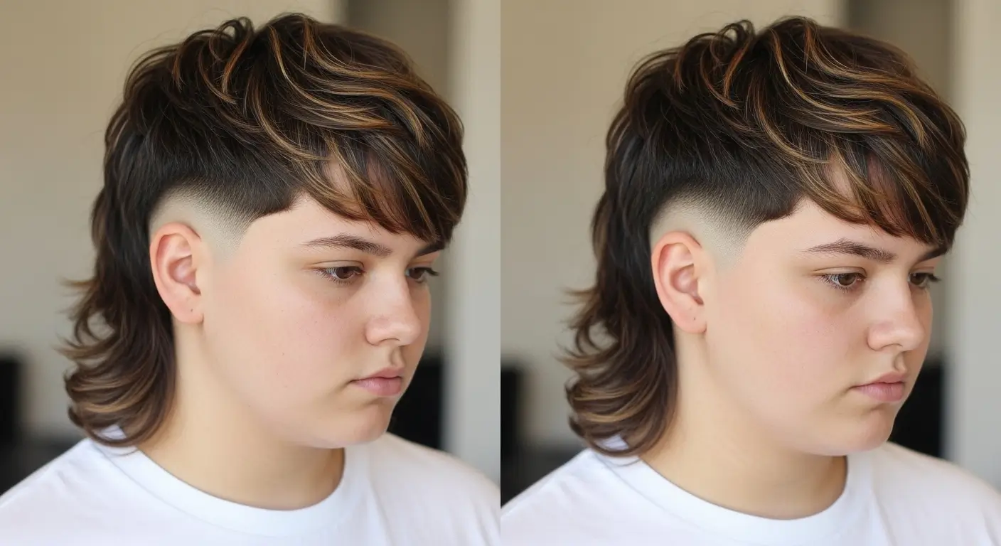 Modern Mullet Low Fade