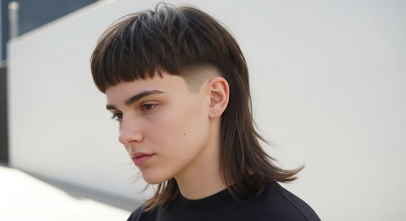 Modern Mullet Straight Hair
