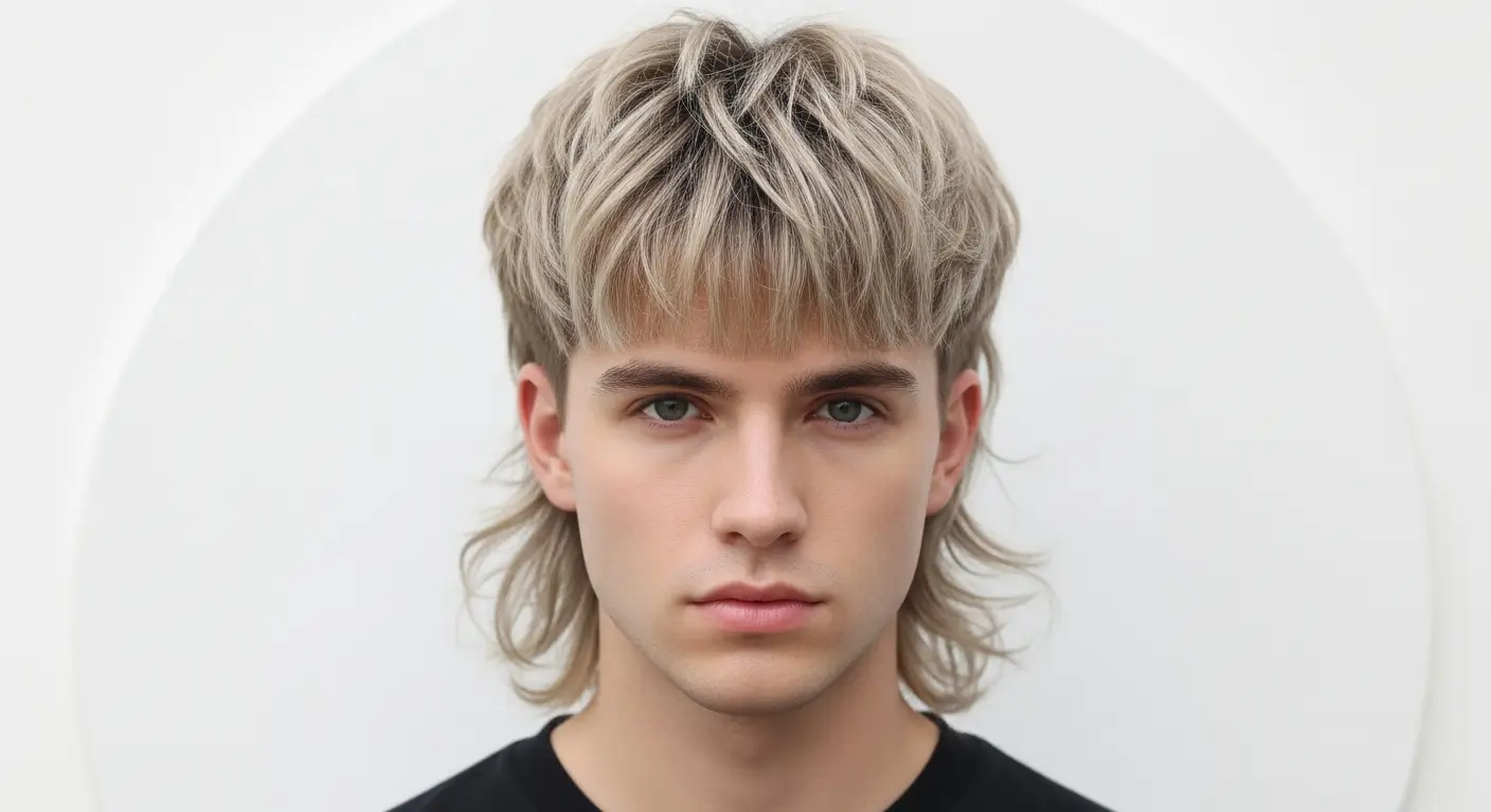 Modern Shaggy Mullet Male