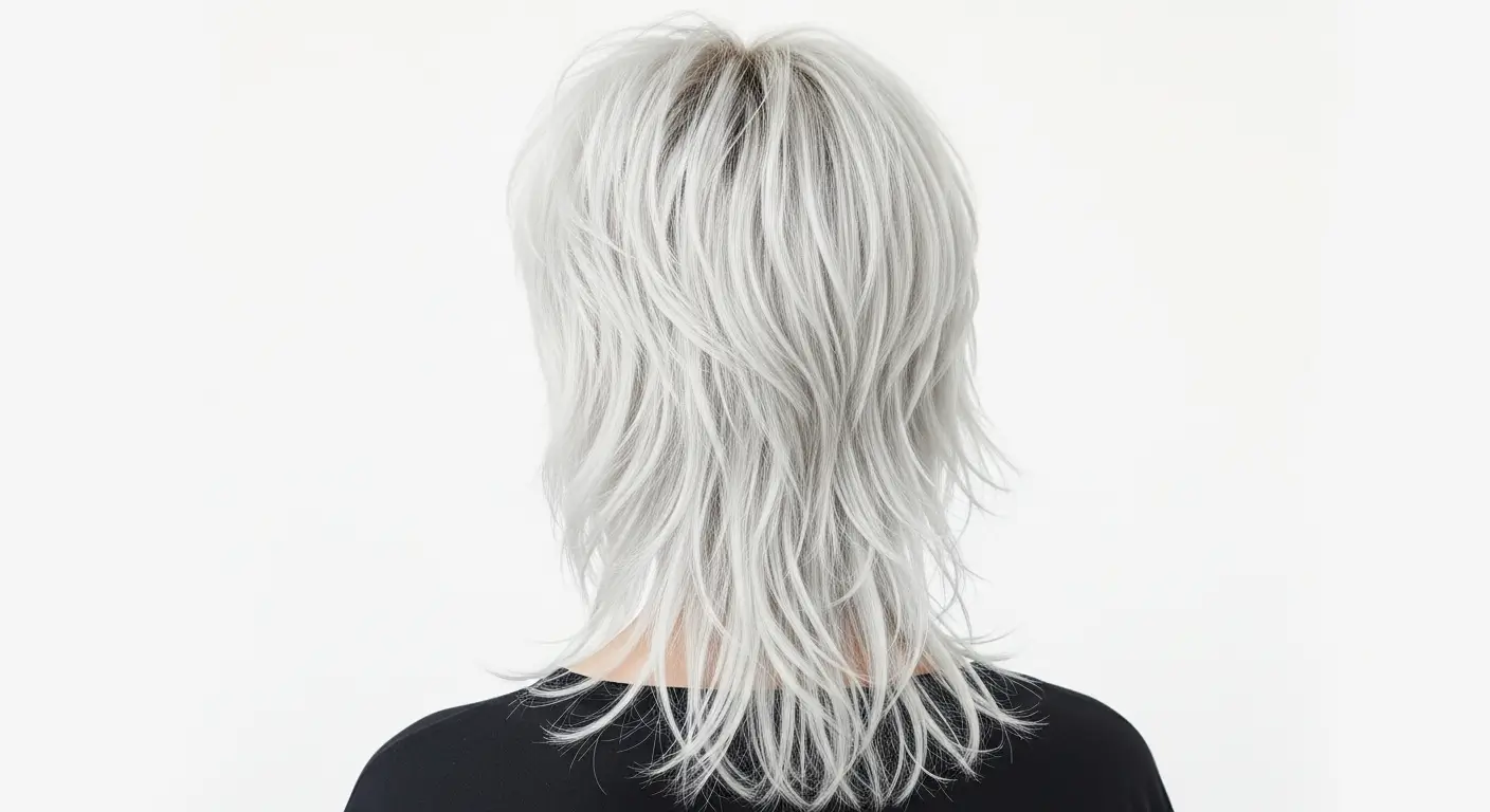 Modern Shaggy Mullet Woman