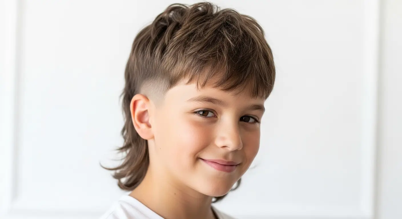 Mullet Cut Hairstyle for Boys
