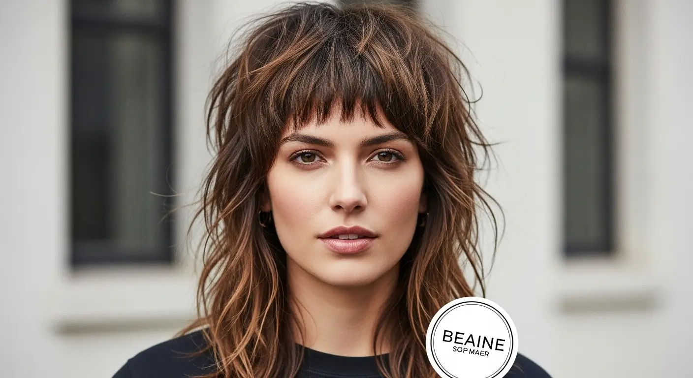 Shaggy Modern Mullet Woman