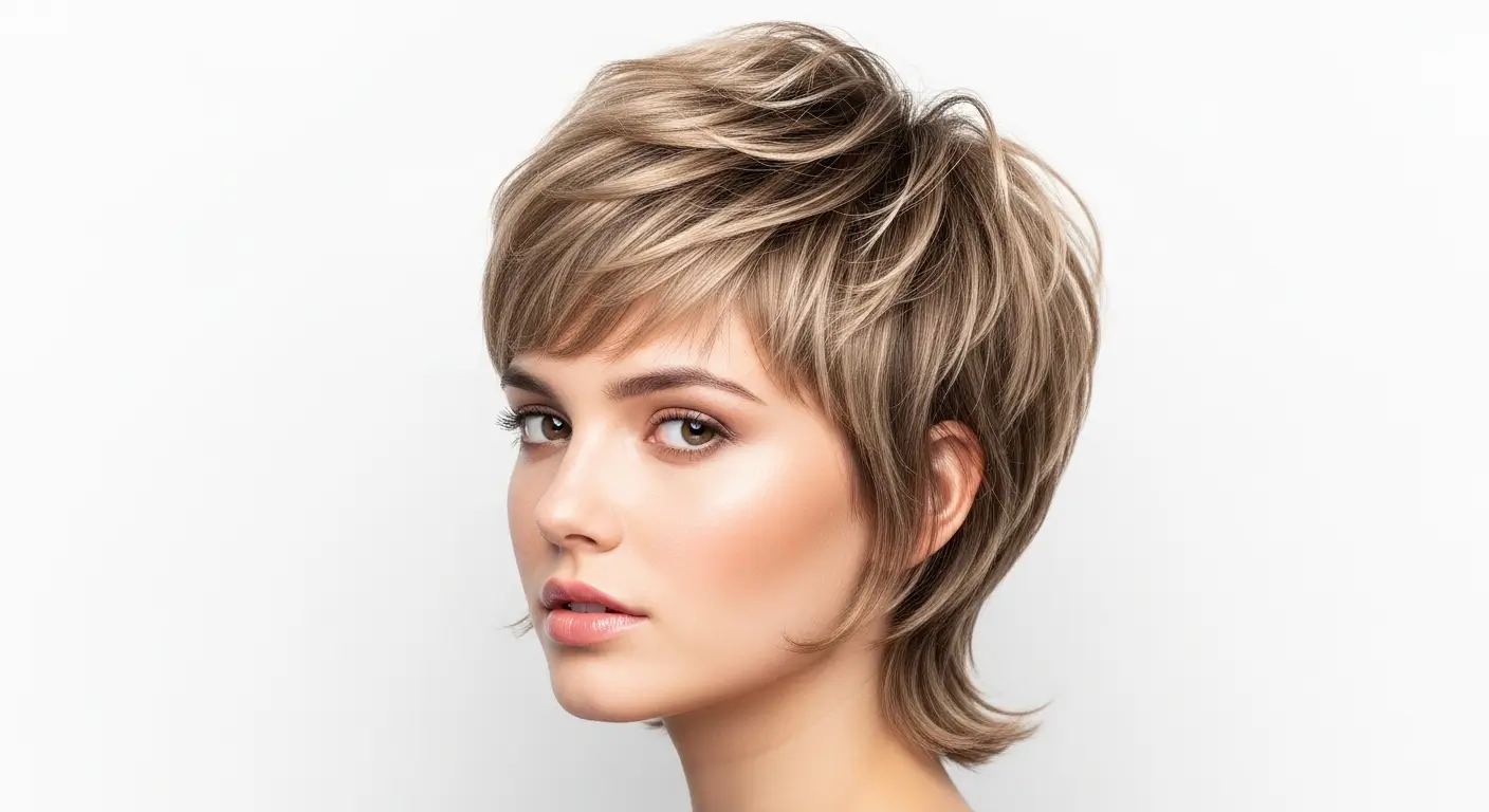 Short Feminine Modern Mullet (1)