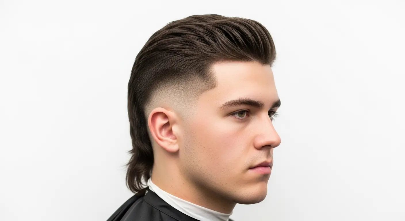 Skin Fade Mullet