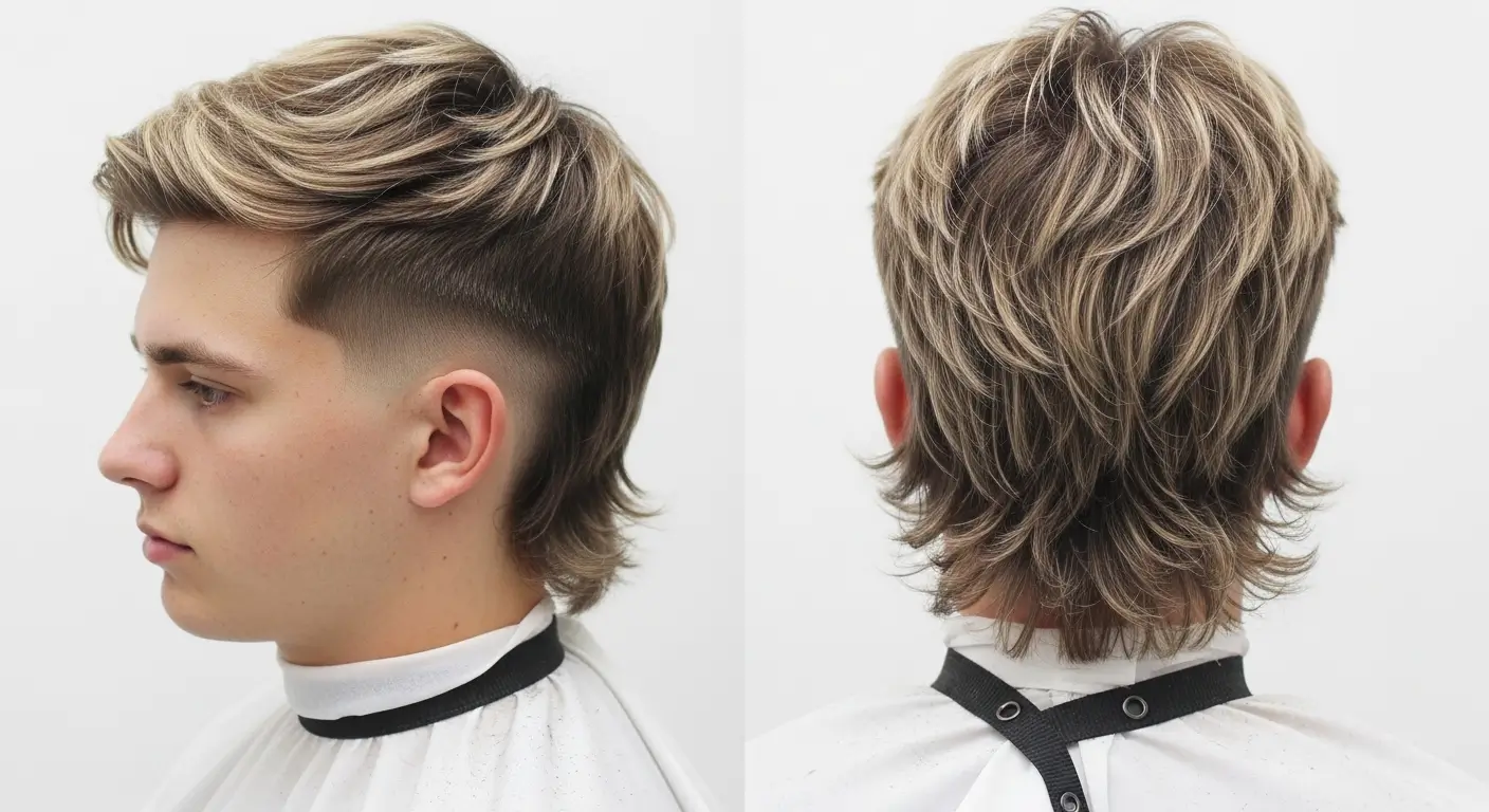  Taper Fade Modern Mullet Haircut