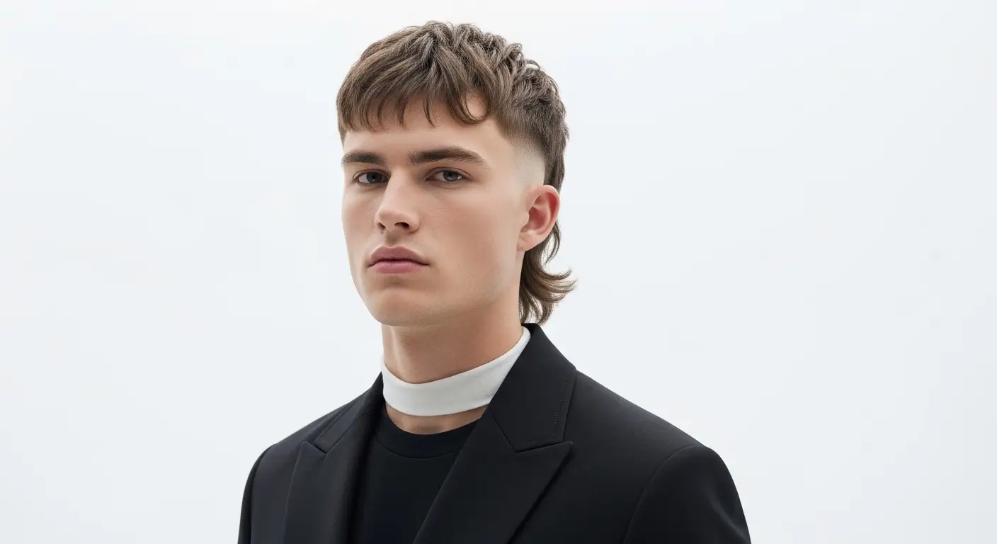 Taper Fade Mullet