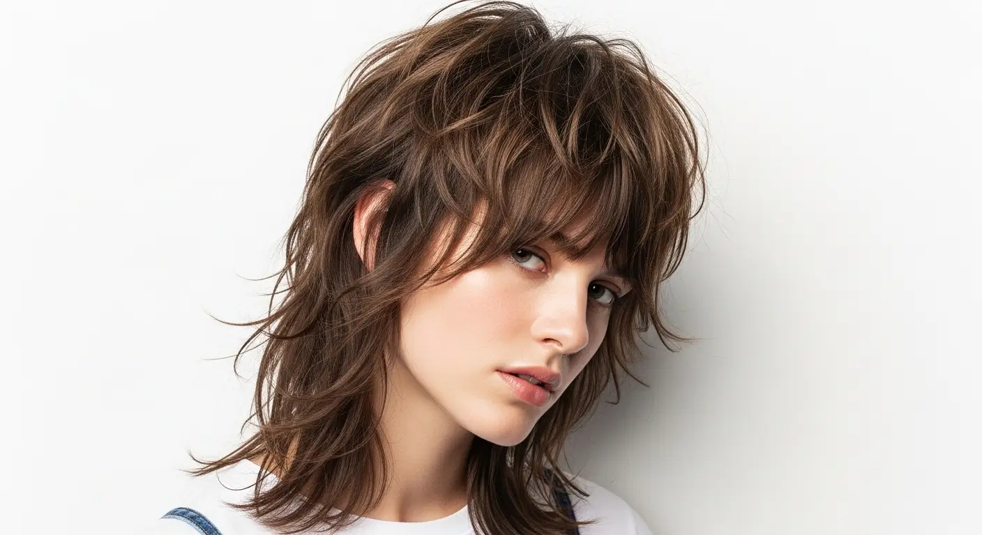 Textured Fringe Mullet