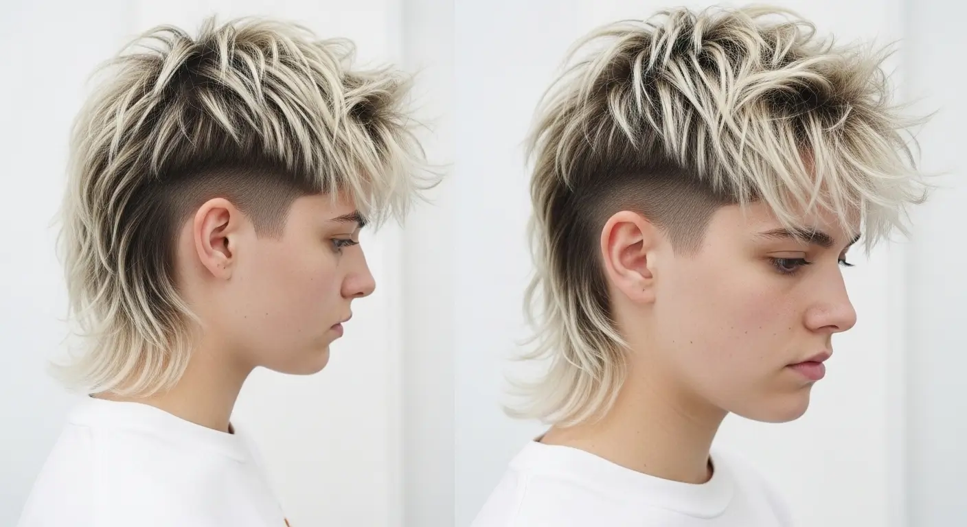 Textured Modern Mullet Haircut