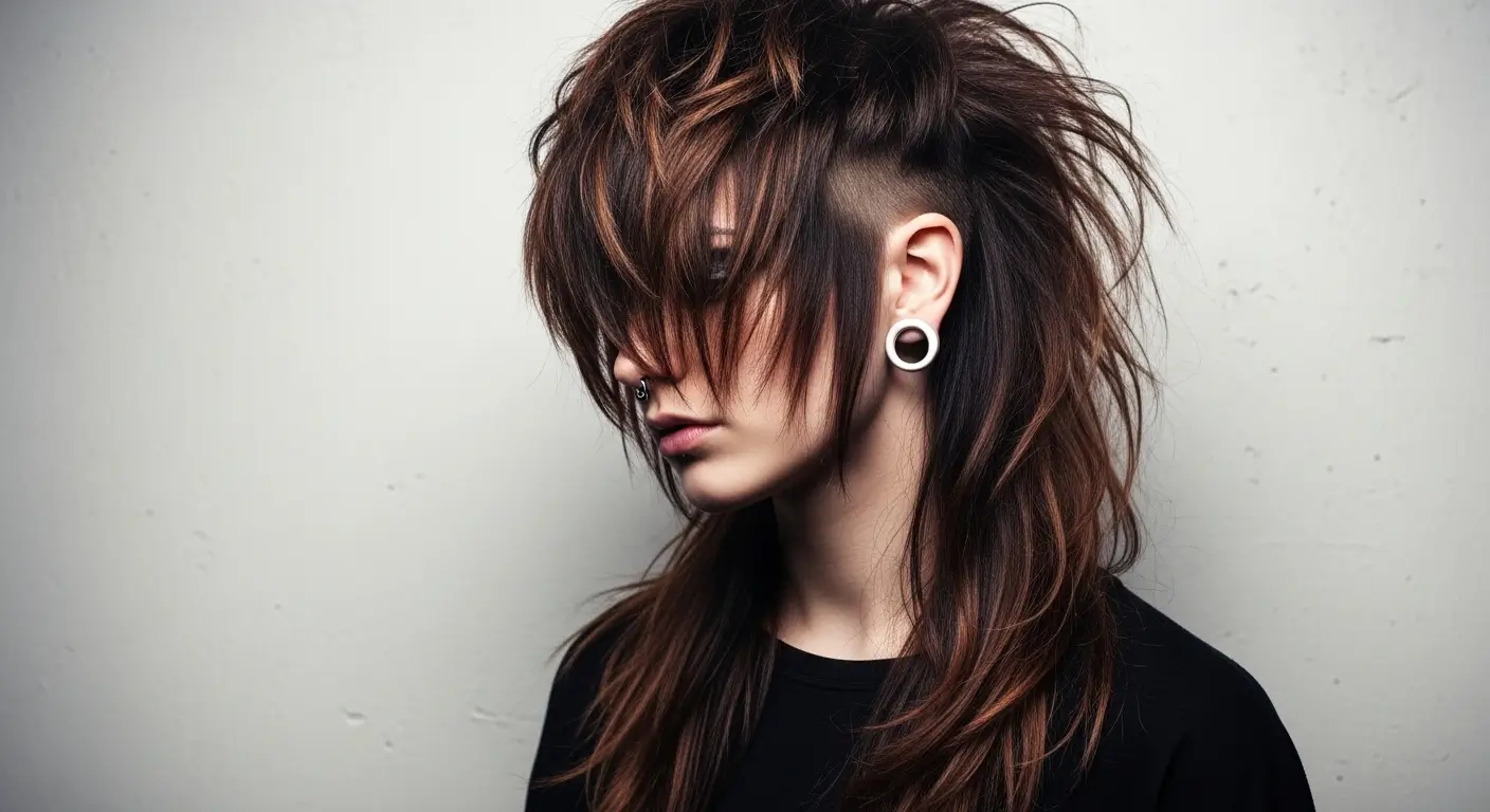 Wolf Cut Inspired Long Mullet