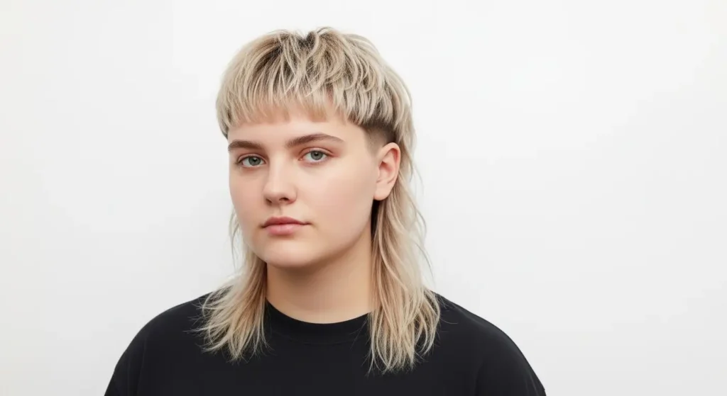 medium length modern mullet
