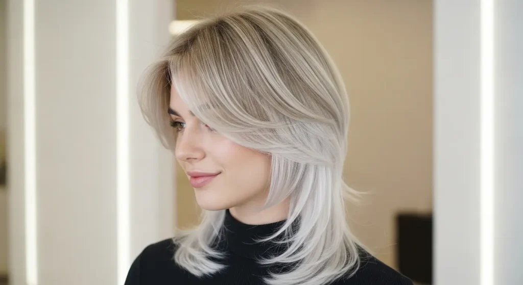 modern mullet long