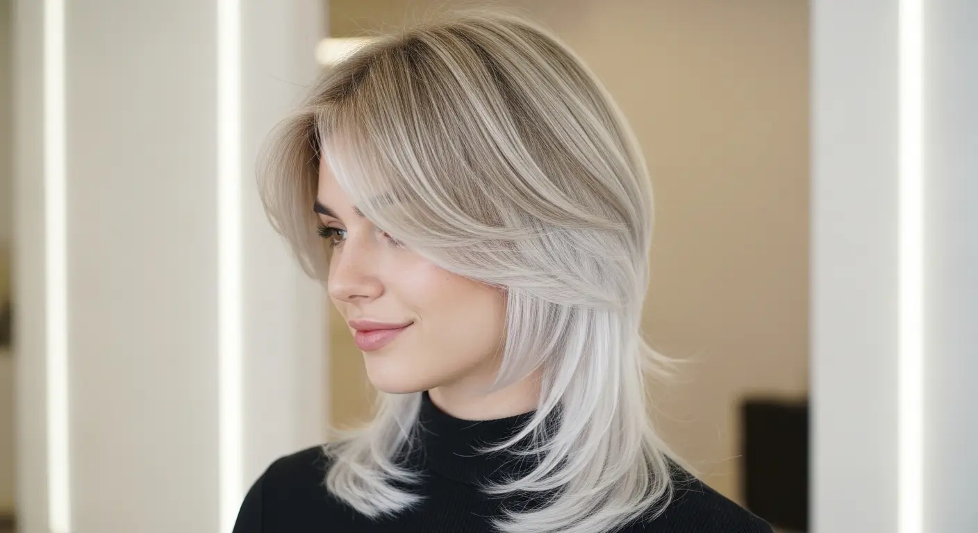 modern mullet long