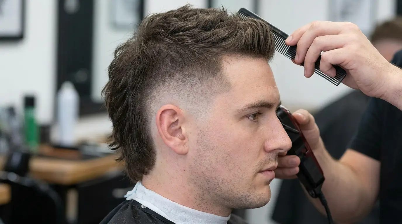  Fade Mullet Haircut