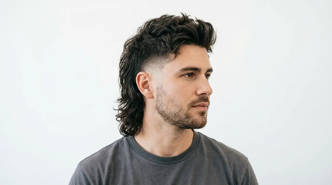 How to Style the Burst Fade Mullet