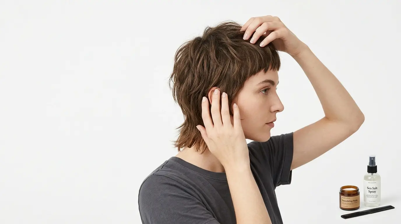 How to Style the Short Mullet