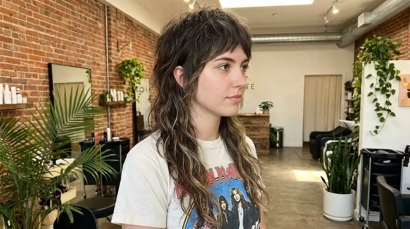 Modern Mullet Women Long Hair