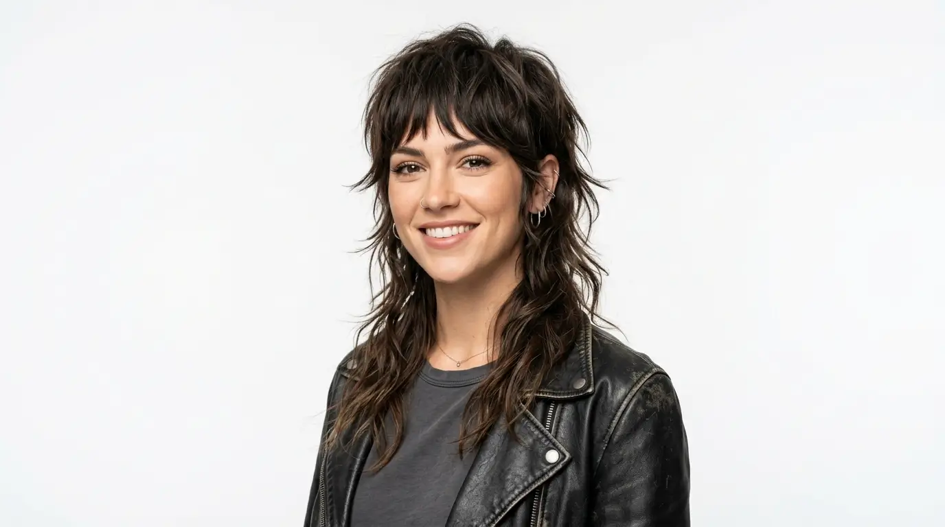 The Modern Shaggy Mullet Woman