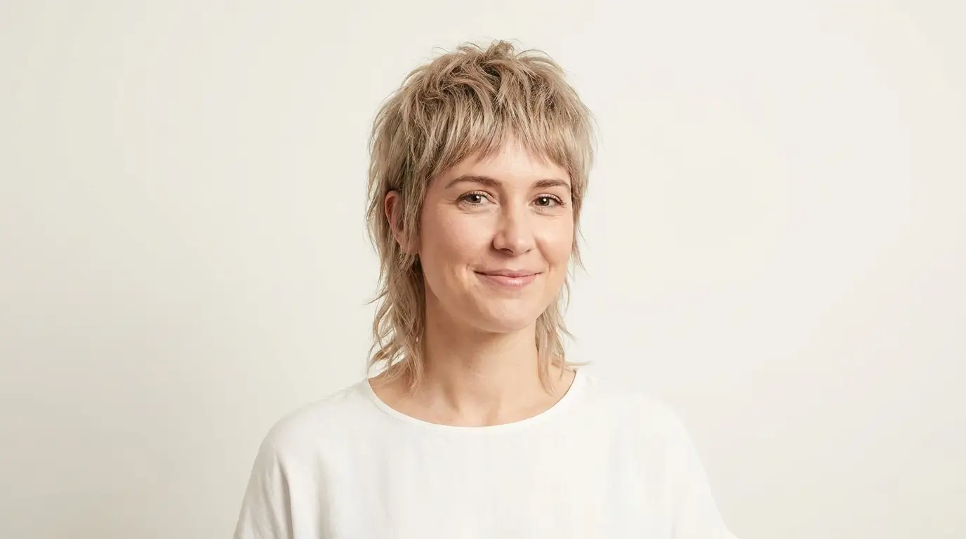 The Classic Feminine Modern Mullet