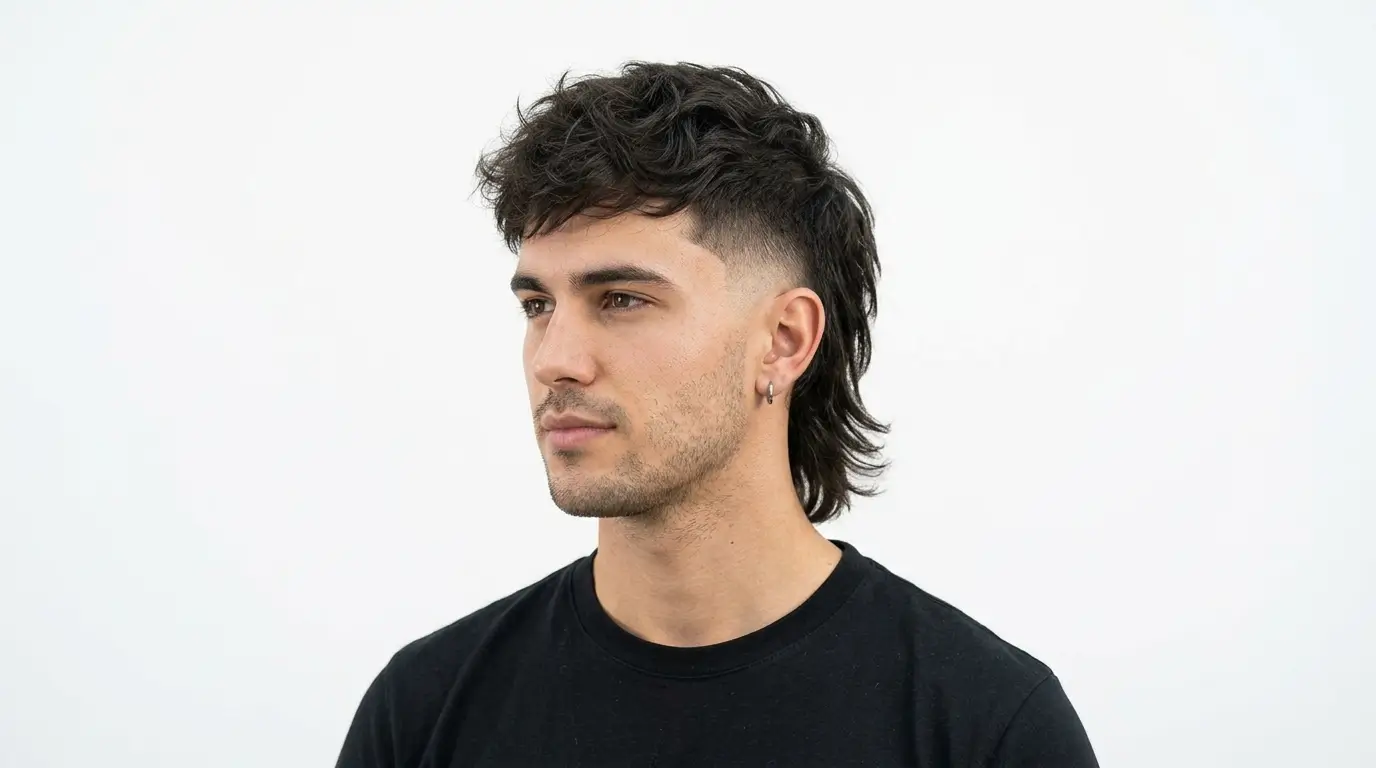 The modern mullet low fade