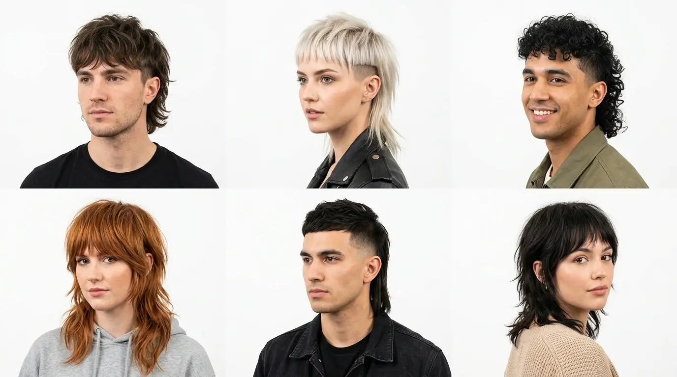 modern mullet styles
