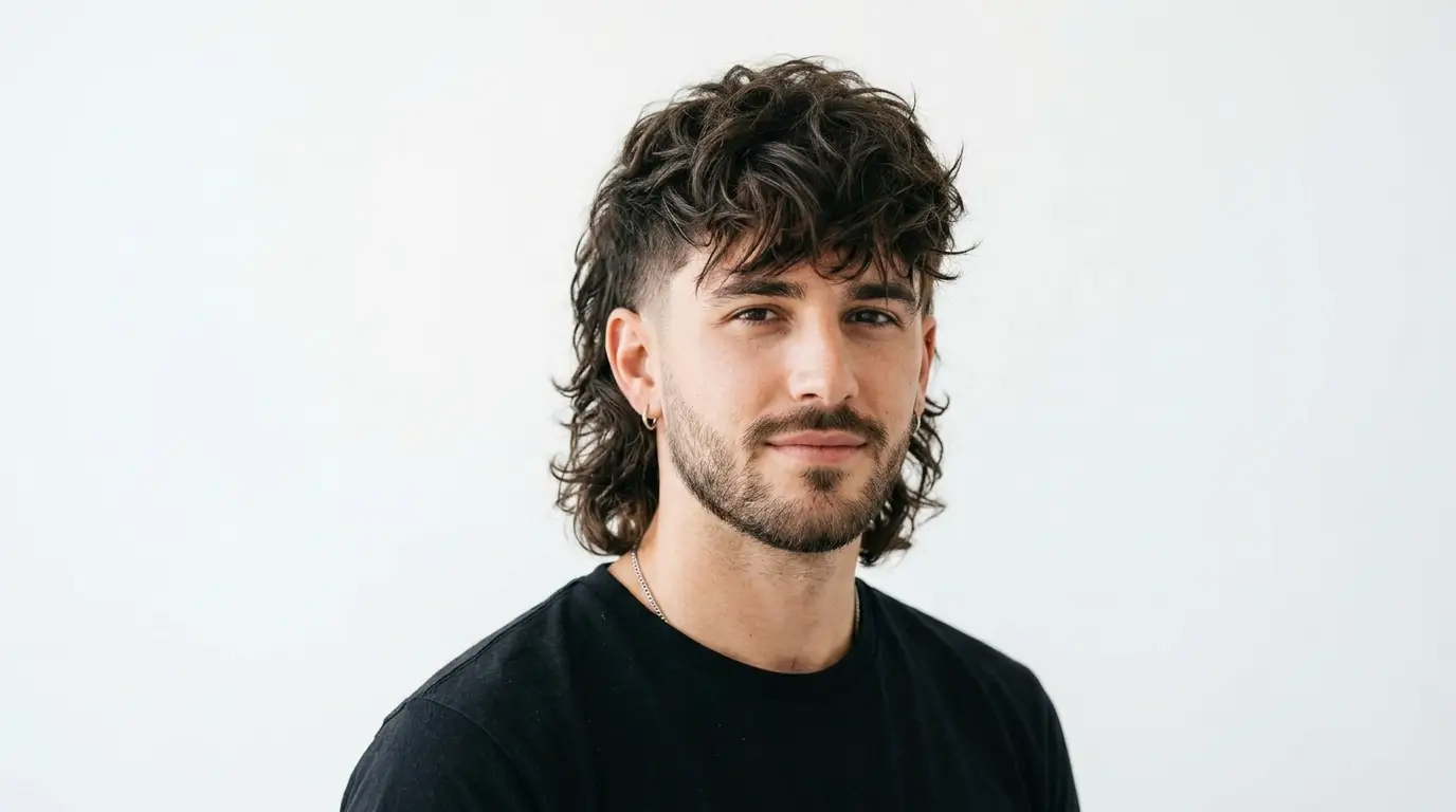 modern textured mullet