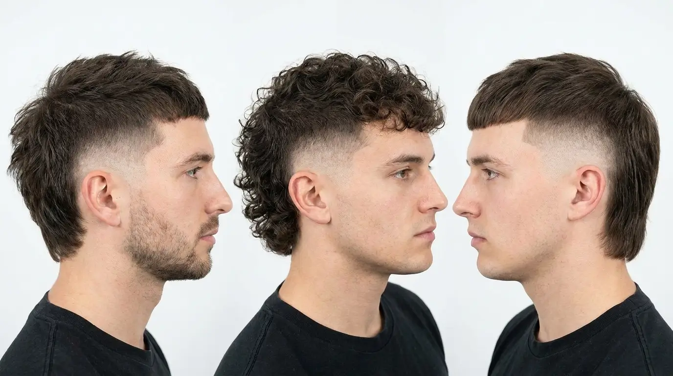 Fade Mullet Haircut Men Options