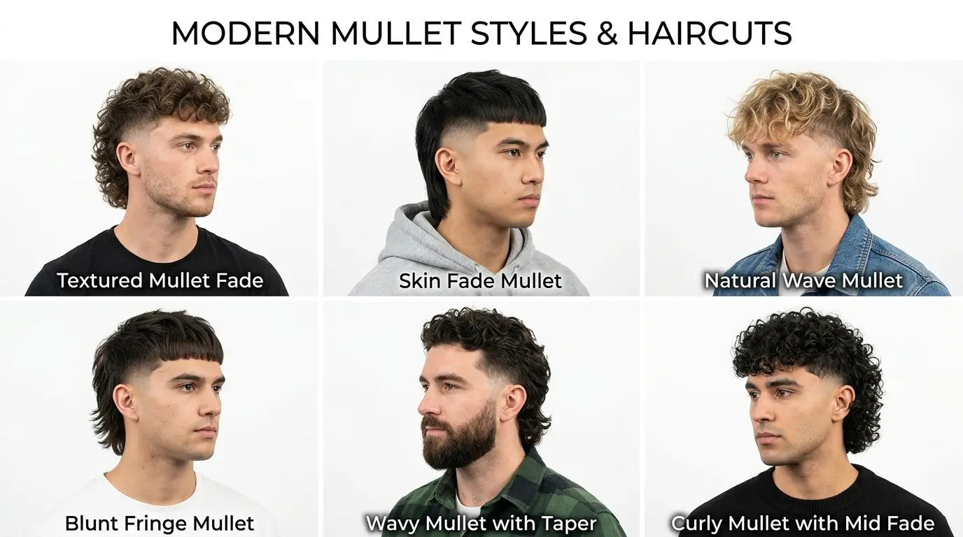 Modern Mullet Styles and Haircut