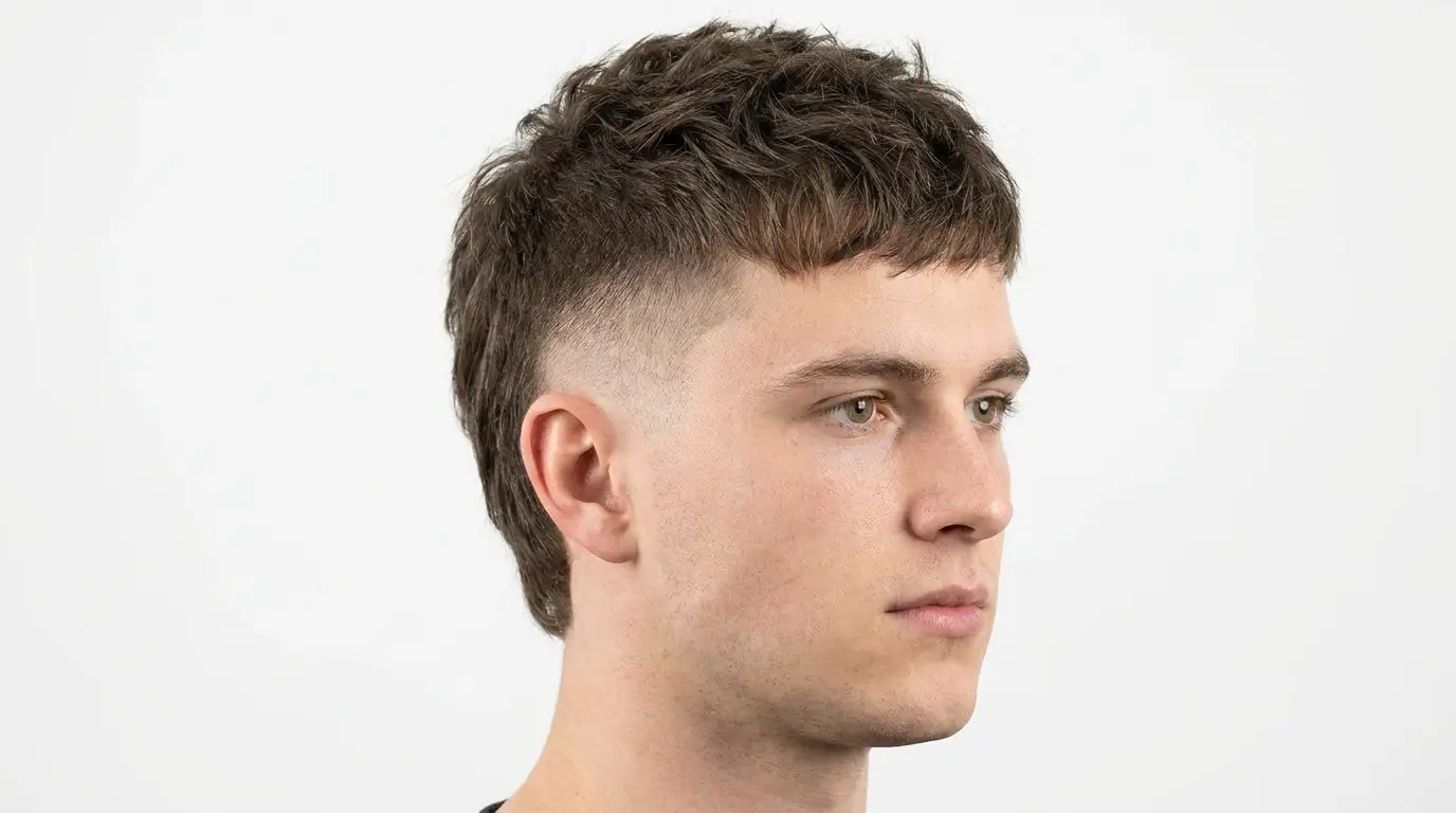 Short Mullet Low Fade