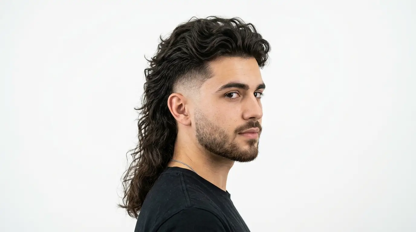 The Burst Fade Mullet