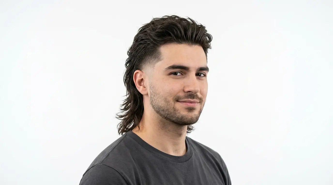The Classic Taper Fade Mullet