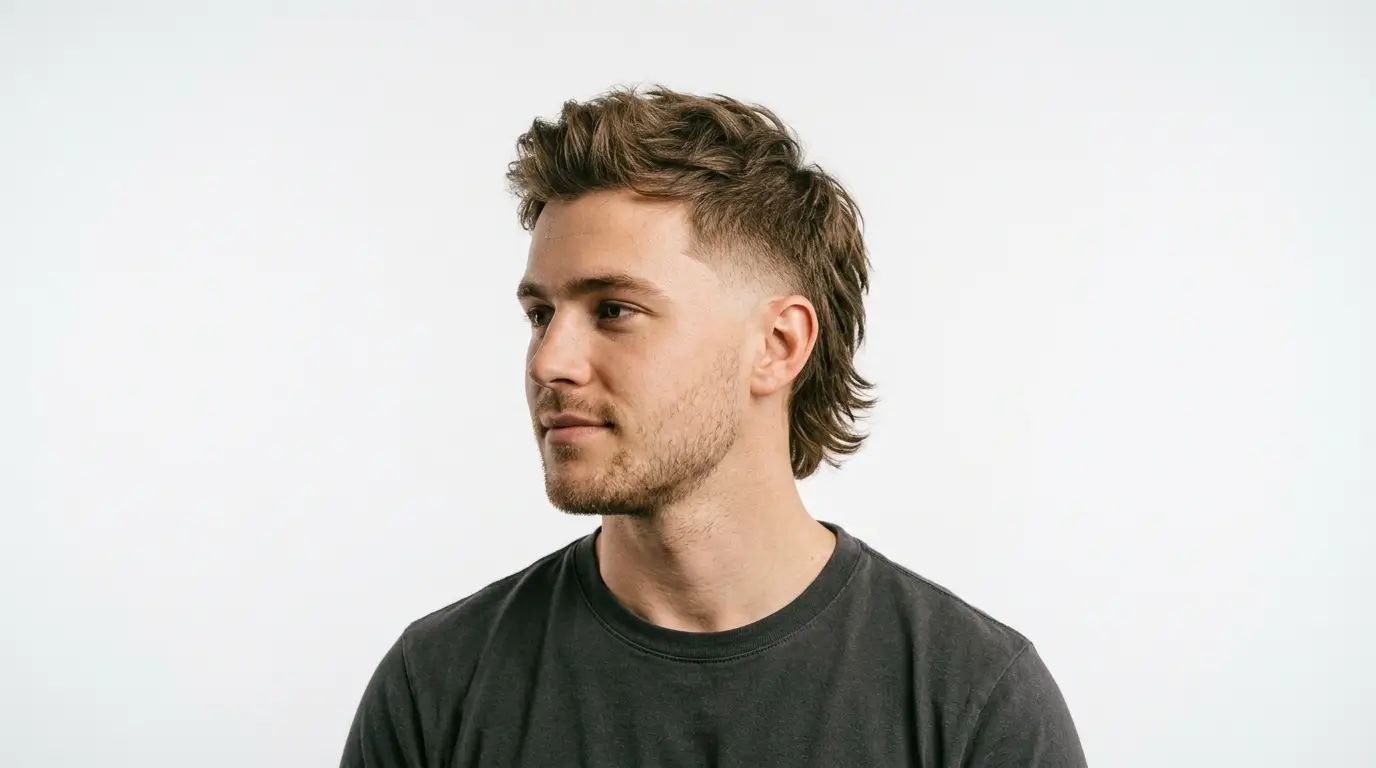The Modern Mullet Low Fade