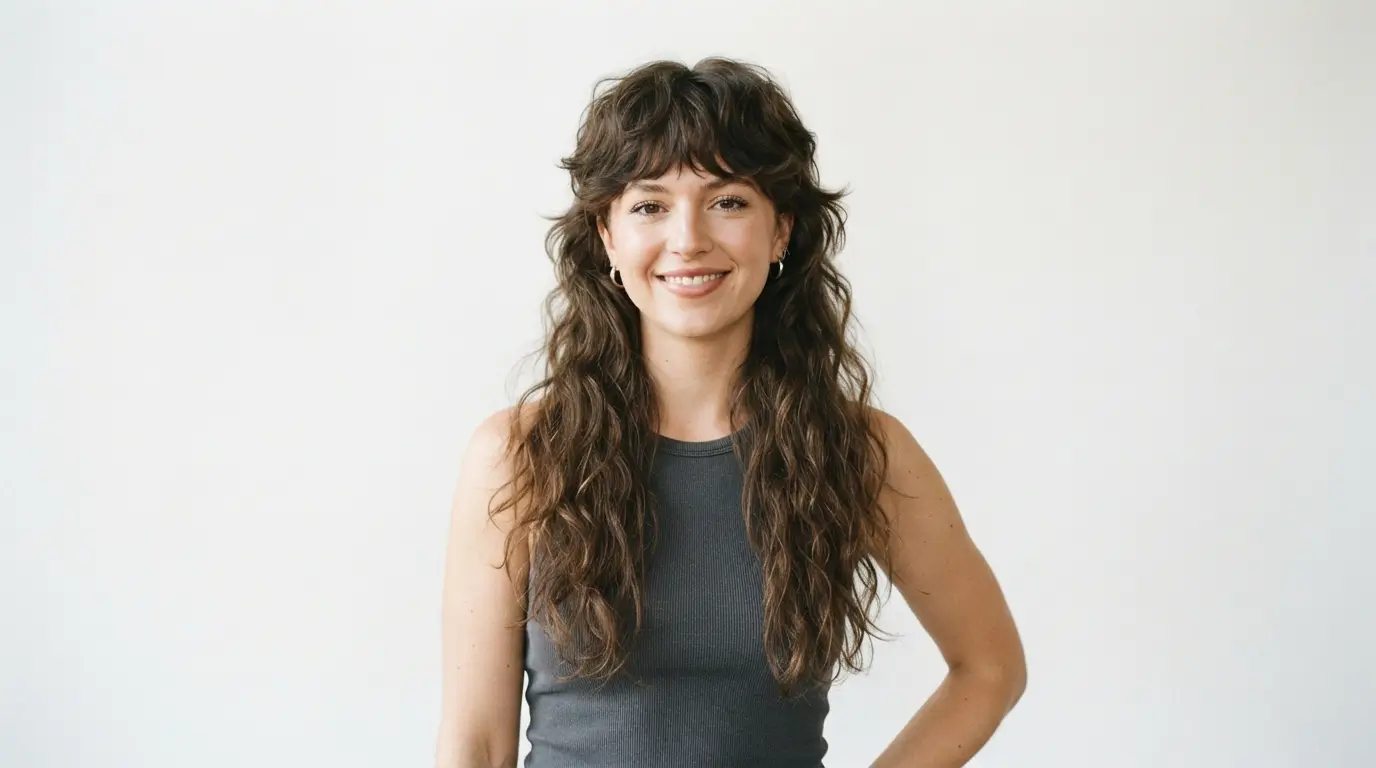 Long Wavy Mullet