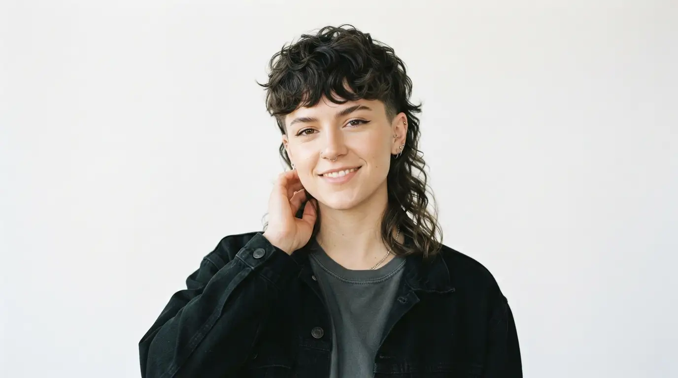 Modern Wavy Mullet