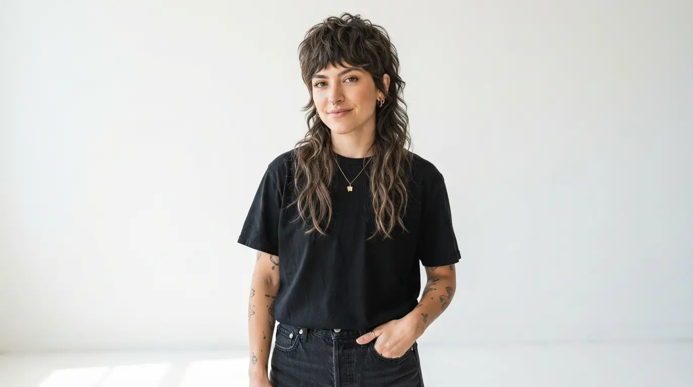 Wolf Cut Mullet