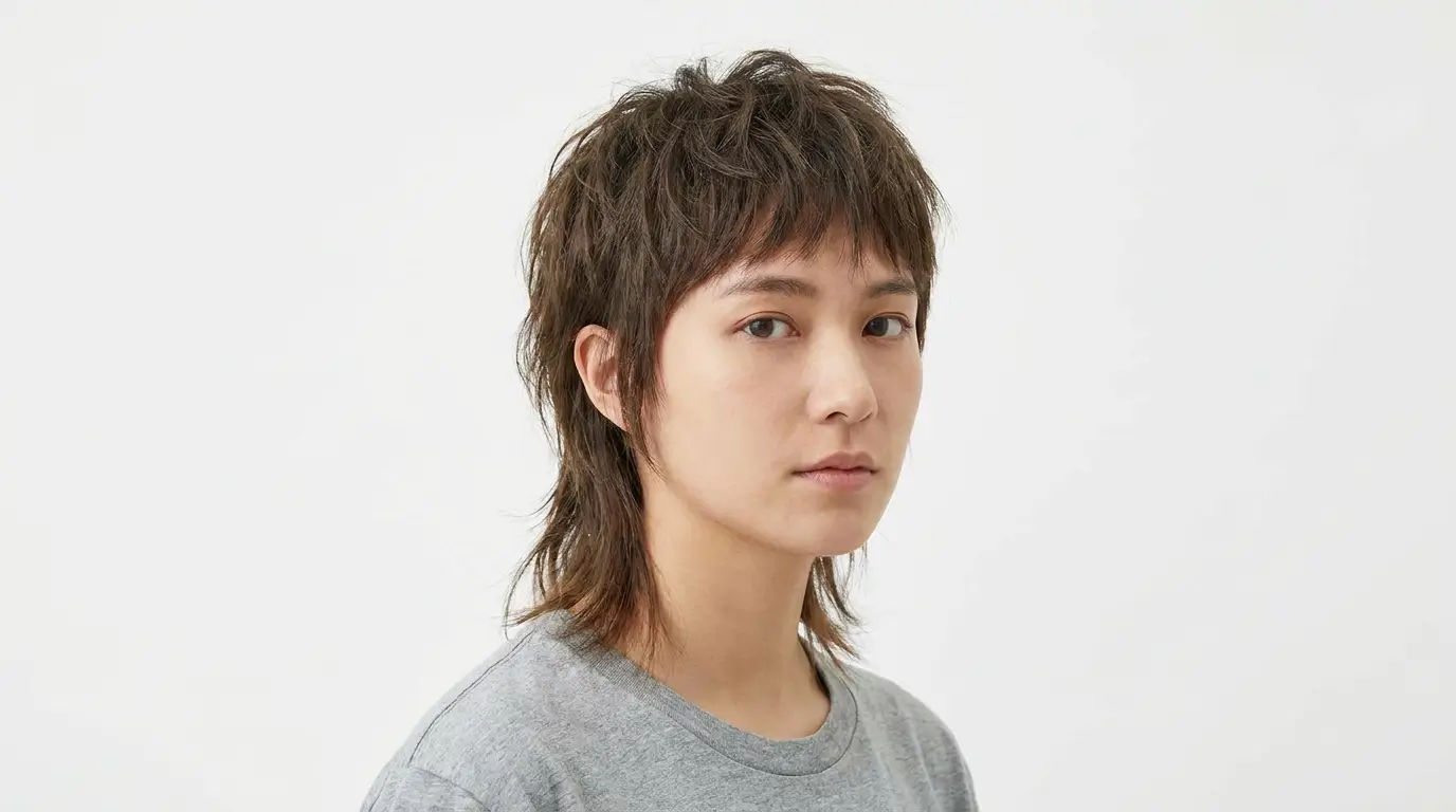 modern mullet medium length